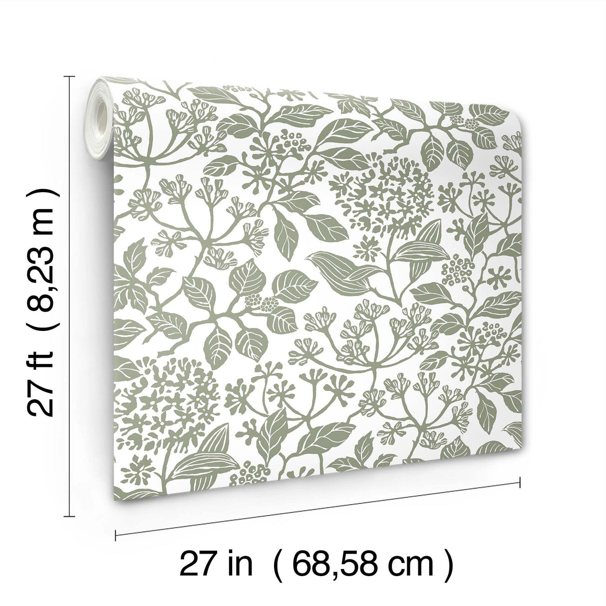 Rowen Olive by Antonina Vella Botanical Wallpaper – York Designer Series VP1343