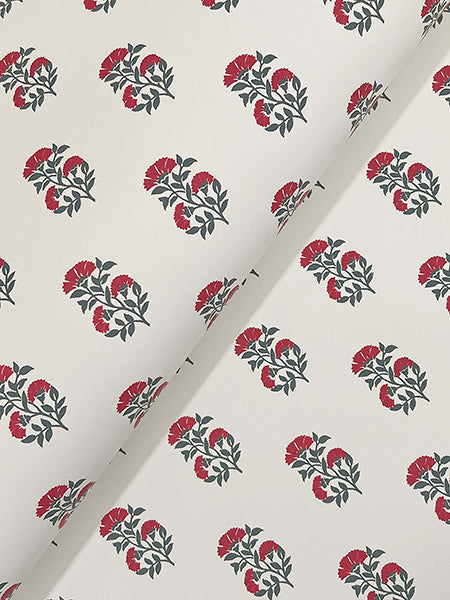 Sylvie Ruby by Antonina Vella Floral Wallpaper – York Designer Series VP1381