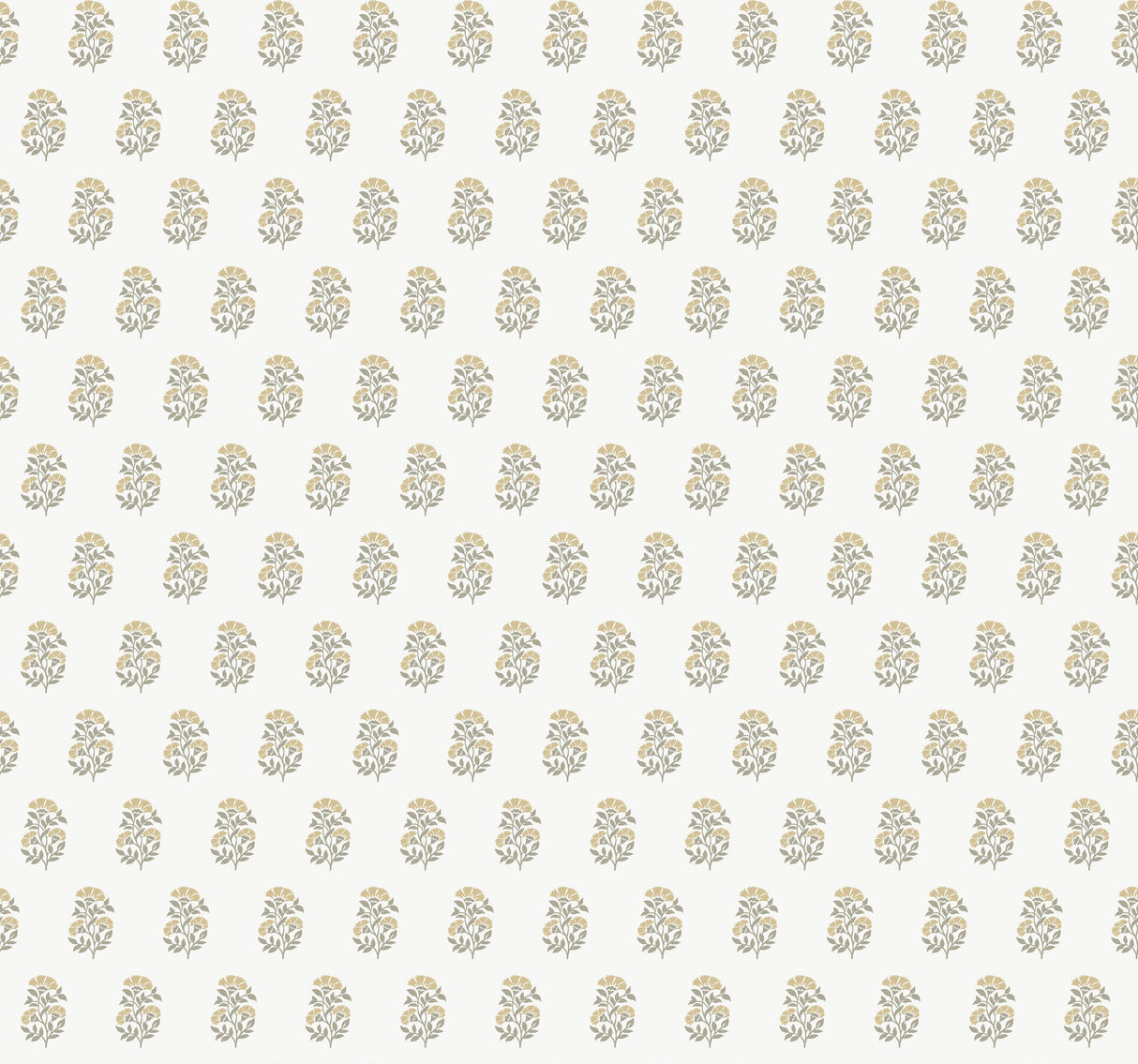 Antonina Vella Sylvie Neutral Floral Wallpaper VP1382 sample and room view