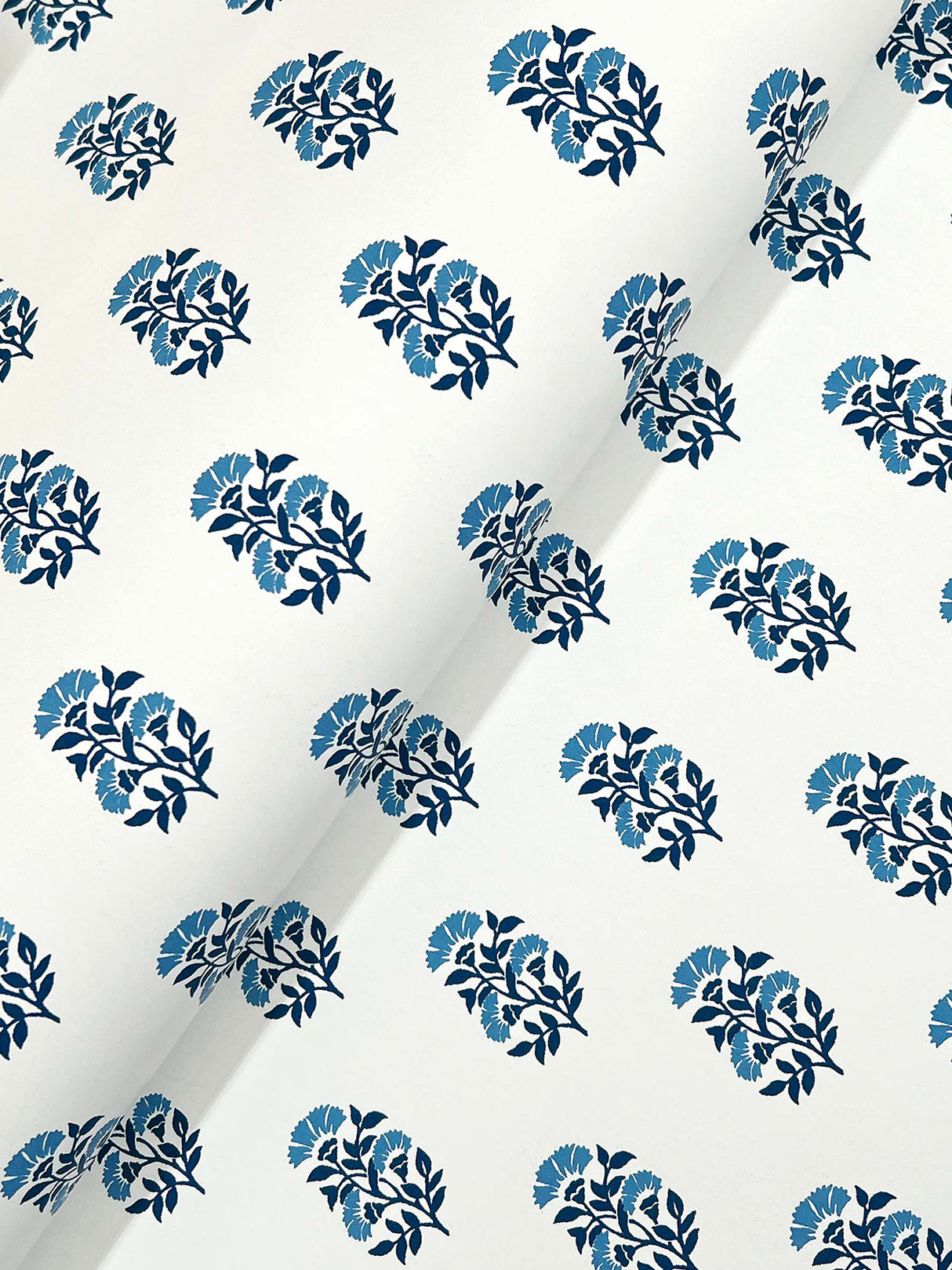 Sylvie Blue by Antonina Vella Floral Wallpaper – York Designer Series VP1384