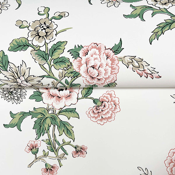 Genevieve Blush by Antonina Vella Floral Trail Wallpaper – York Designer Series VP1425