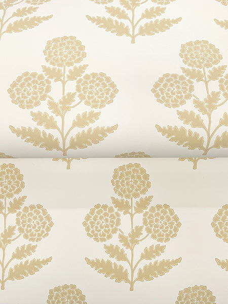 Souci Marigolds Saffron by Antonina Vella Wallpaper – York Designer Series VP1432