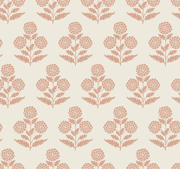 Souci Rose Marigolds Wallpaper – Antonina Vella VP1434