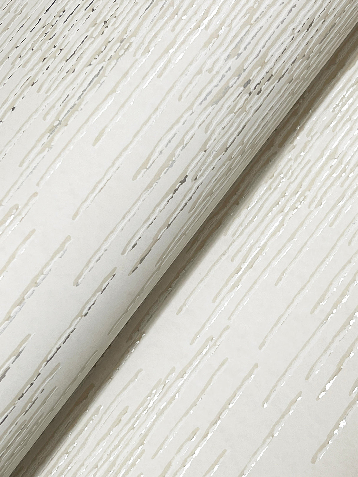 Operetta Ivory by Ronald Redding Metallic Columns Wallpaper- York Designer Series VR1504