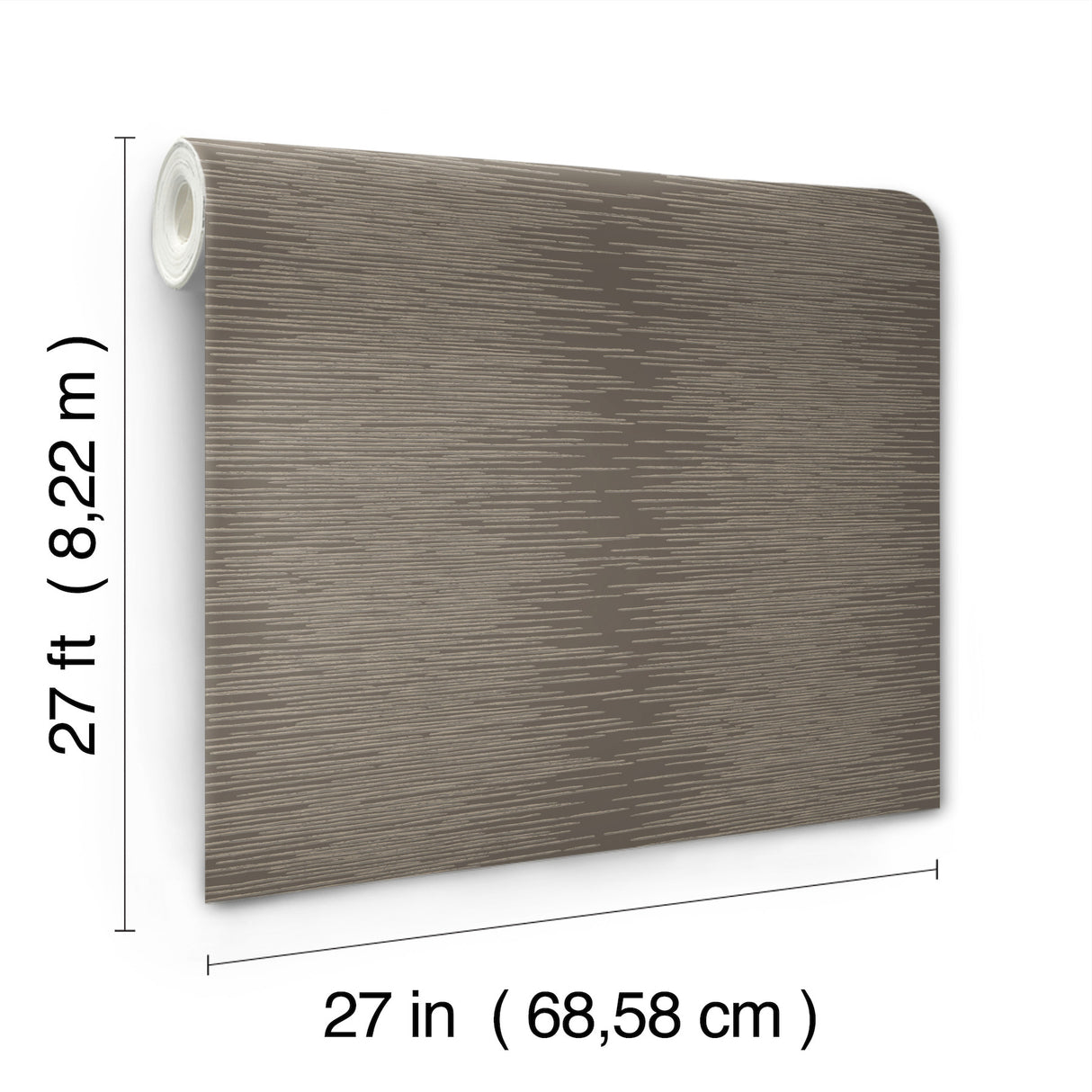Operetta Stone by Ronald Redding Metallic Columns Wallpaper- York Designer Series VR1505