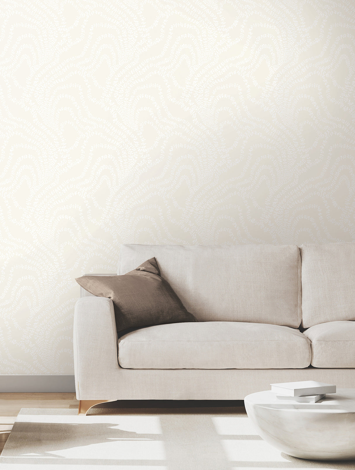 String of Pearls Pearl by Ronald Redding Botanical Wallpaper – York Designer Series VR1514