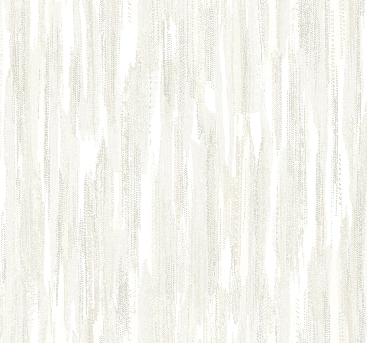 Tribeca White Texture Stripe Wallpaper by Ronald Redding