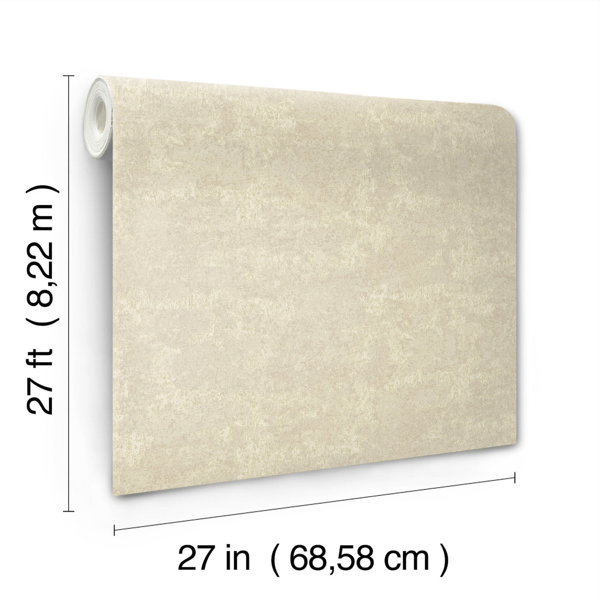 Crystal Cloud Beige by Ronald Redding Beaded Wallpaper – York Designer Series VR1540