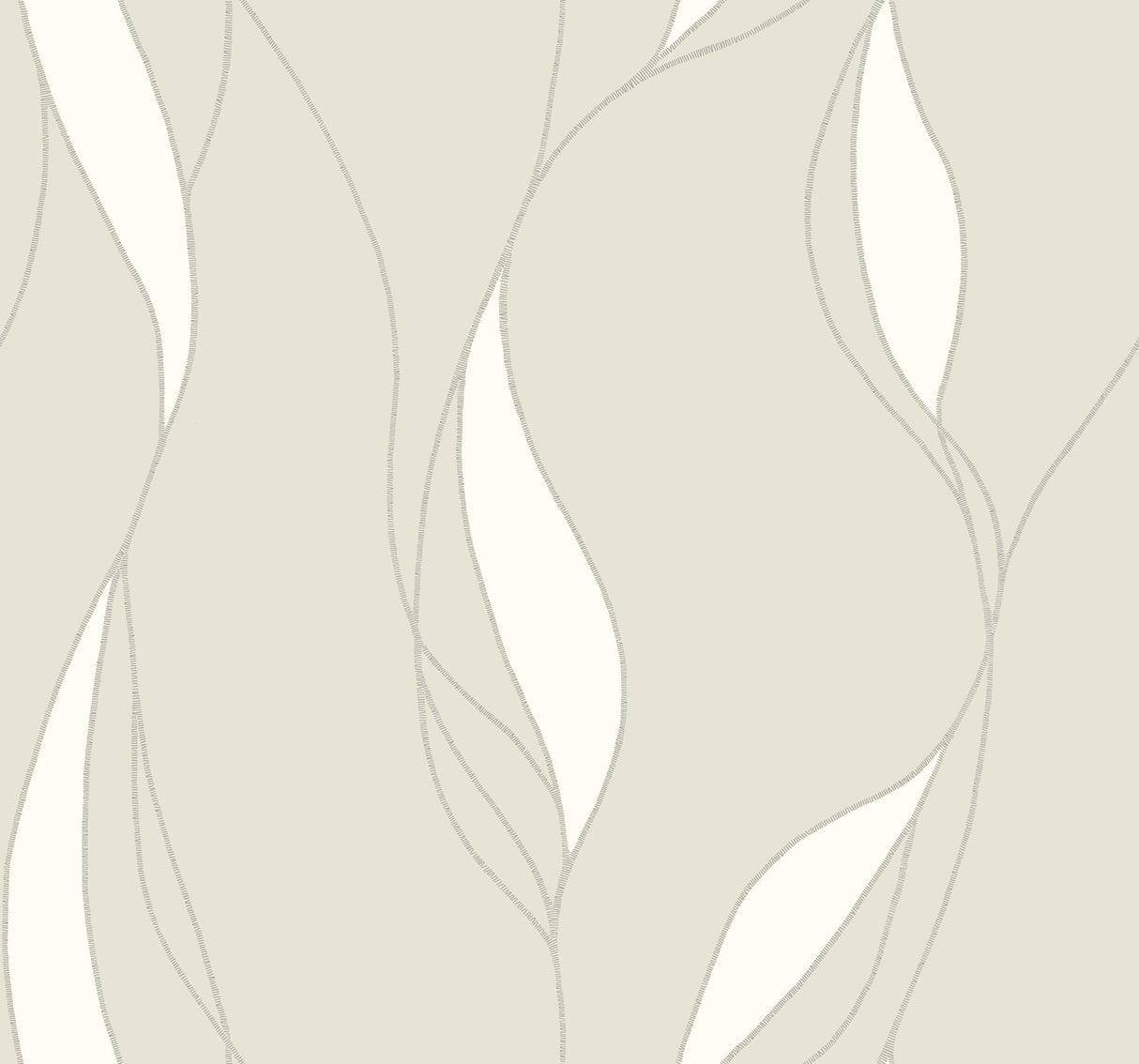 Society Hill Dove Abstract Leaf Wallpaper by Ronald Redding