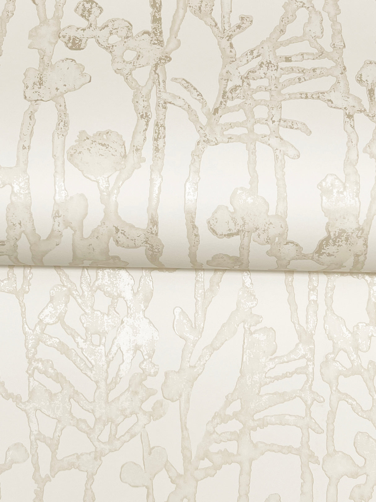 Filigree Beige by Ronald Redding Abstract Wallpaper- York Designer Series VR1559