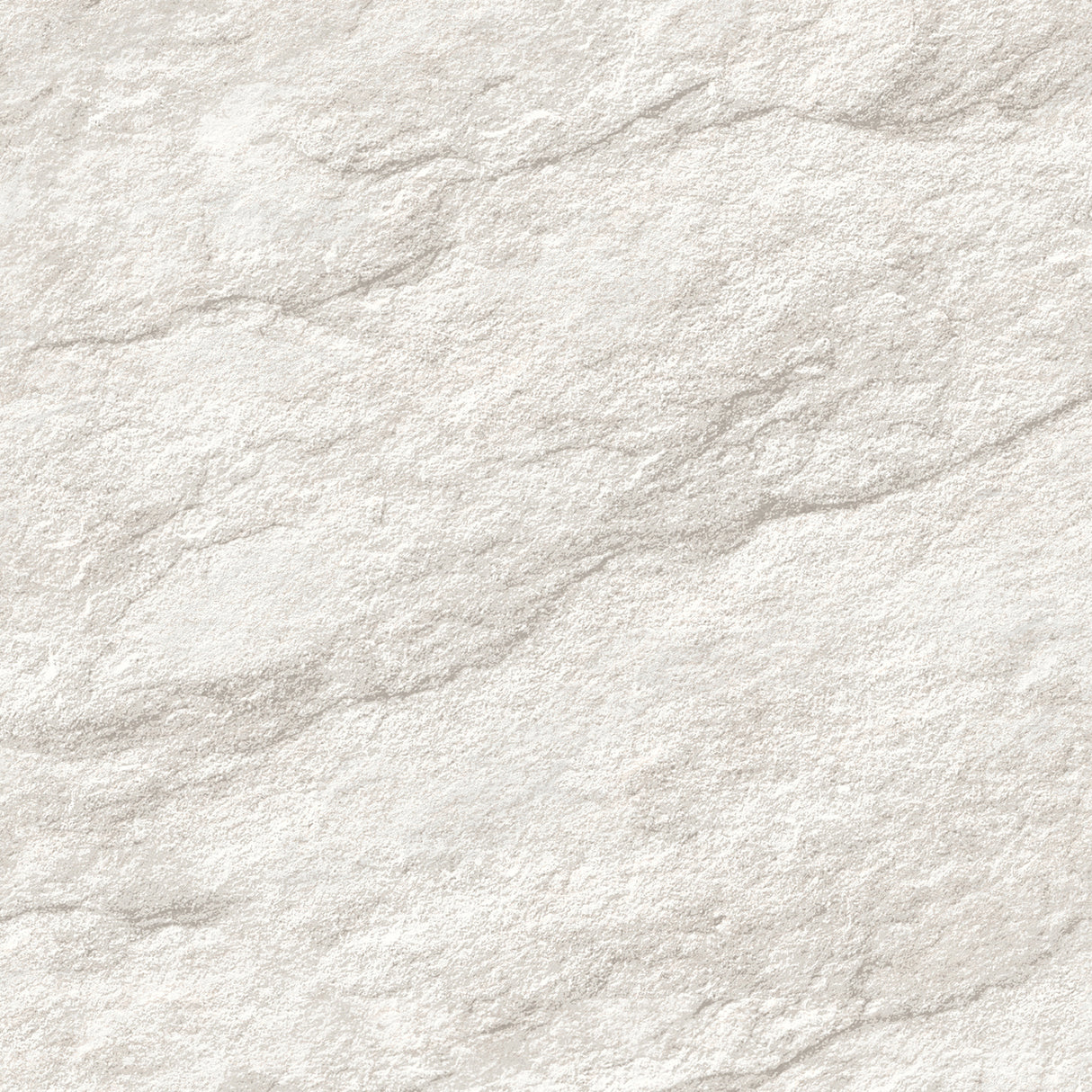 Stone Serenity Luxurious Stone Gray Chalk textured faux stone wallpaper roll and room view