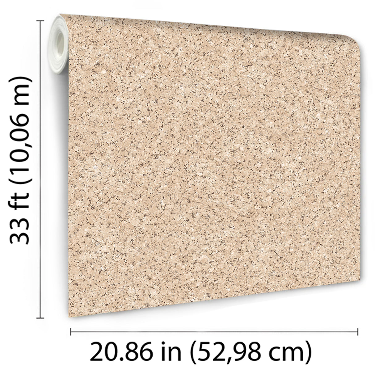 Cork Texture Natural Light by Textured Wallpaper – Veer Decor VRBR07-457