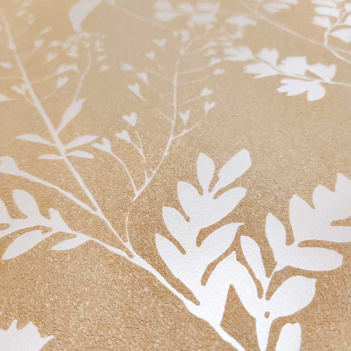 Wildflower Silhouettes Yellow by Veer Decor Floral Wallpaper – Veer Decor VRBT02-825