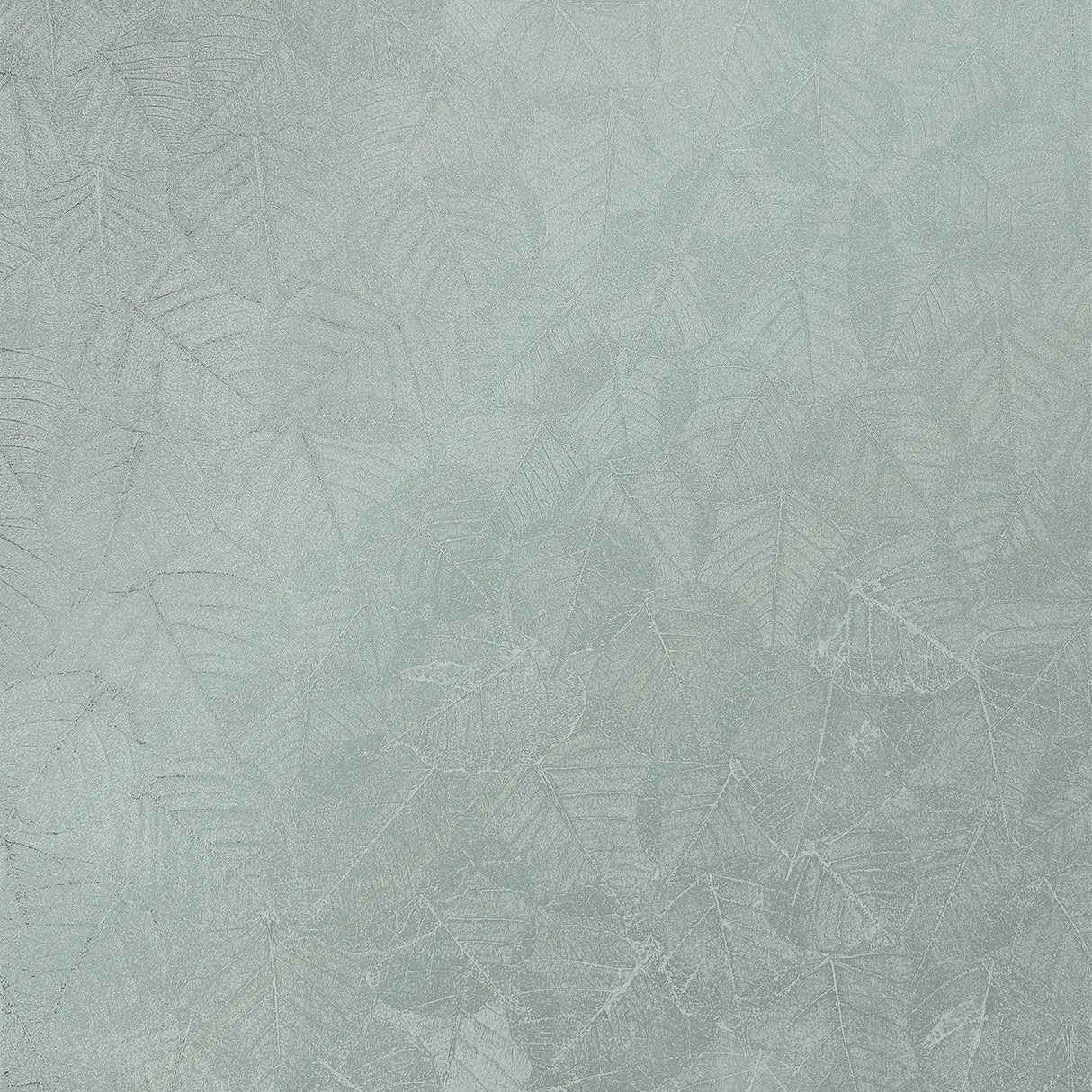 Luminous Leaf Collage green metallic foil embossed leaf wallpaper roll VRBT04-896
