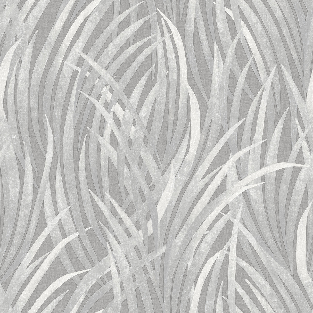 Adelia Tall Grass Grey textured grass-blade pattern wallpaper roll by Veer, 20.86 in x 33 ft