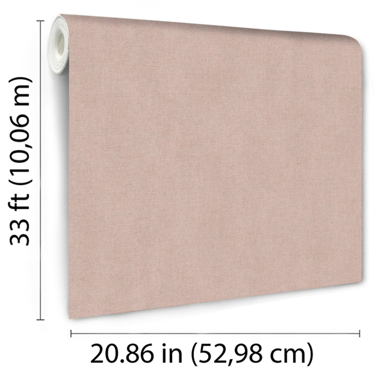 Faux Tweed Textile Texture Coral by Veer Decor Non-Woven Unpasted Wallpaper – VRBT13-155