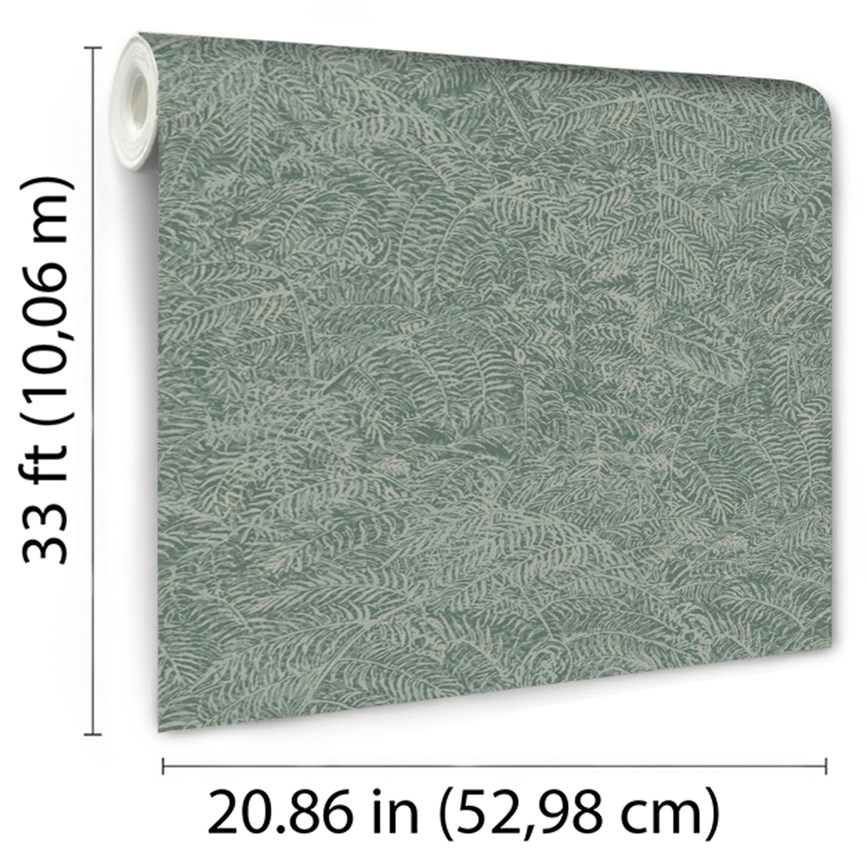 Fern Texture Dark Green by Veer Decor Textured Vinyl Wallpaper – Veer Decor VRBT14-894