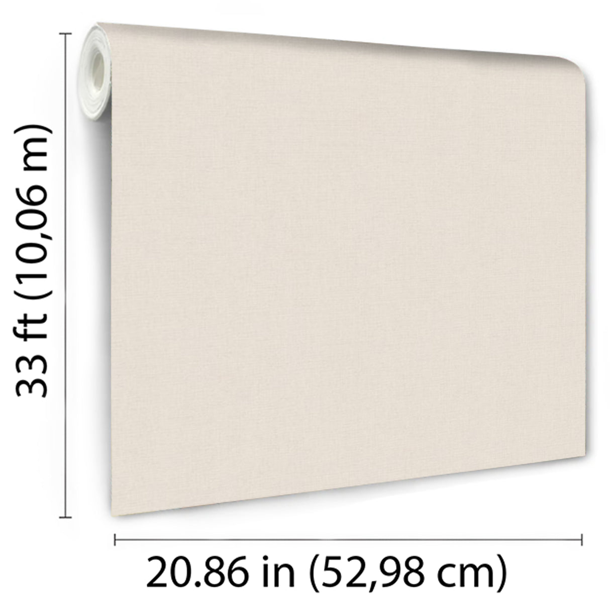 Faux Tweed Textile Texture Light Beige by Veer Decor Non-Woven Vinyl Wallpaper – VRBT39-155