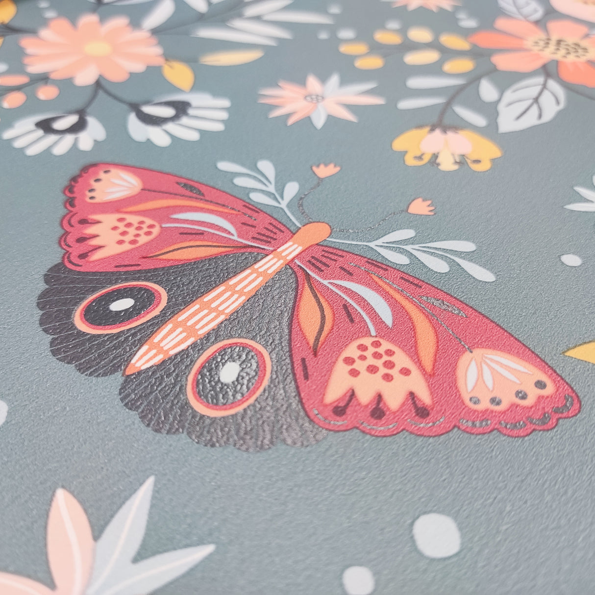 Whimsical Meadow Green by Veer Decor Children Wallpaper – Veer Decor VRKG04-185