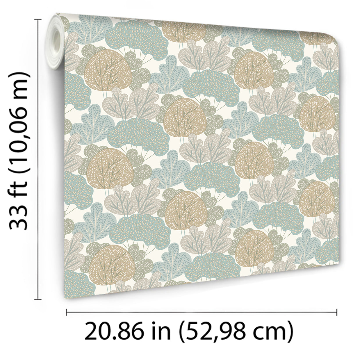 Little Woods Neutral Cream by Kids Rooms Children Wallpaper – Veer Decor VRKG04-869