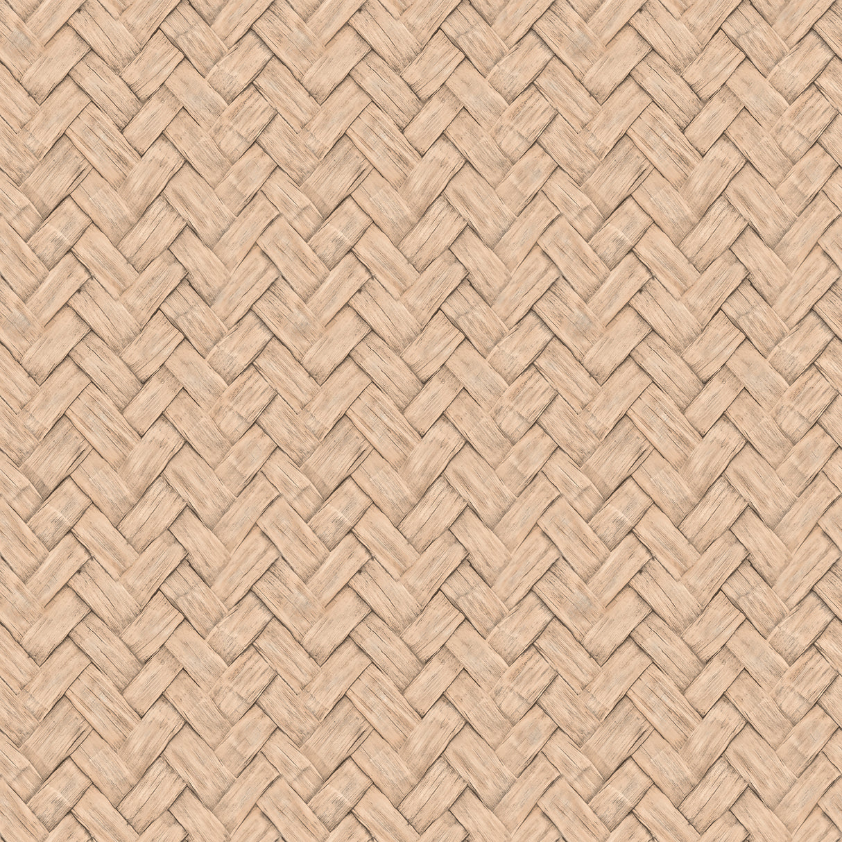 Faux Natural Weave Taupe textured wallpaper roll and room scene