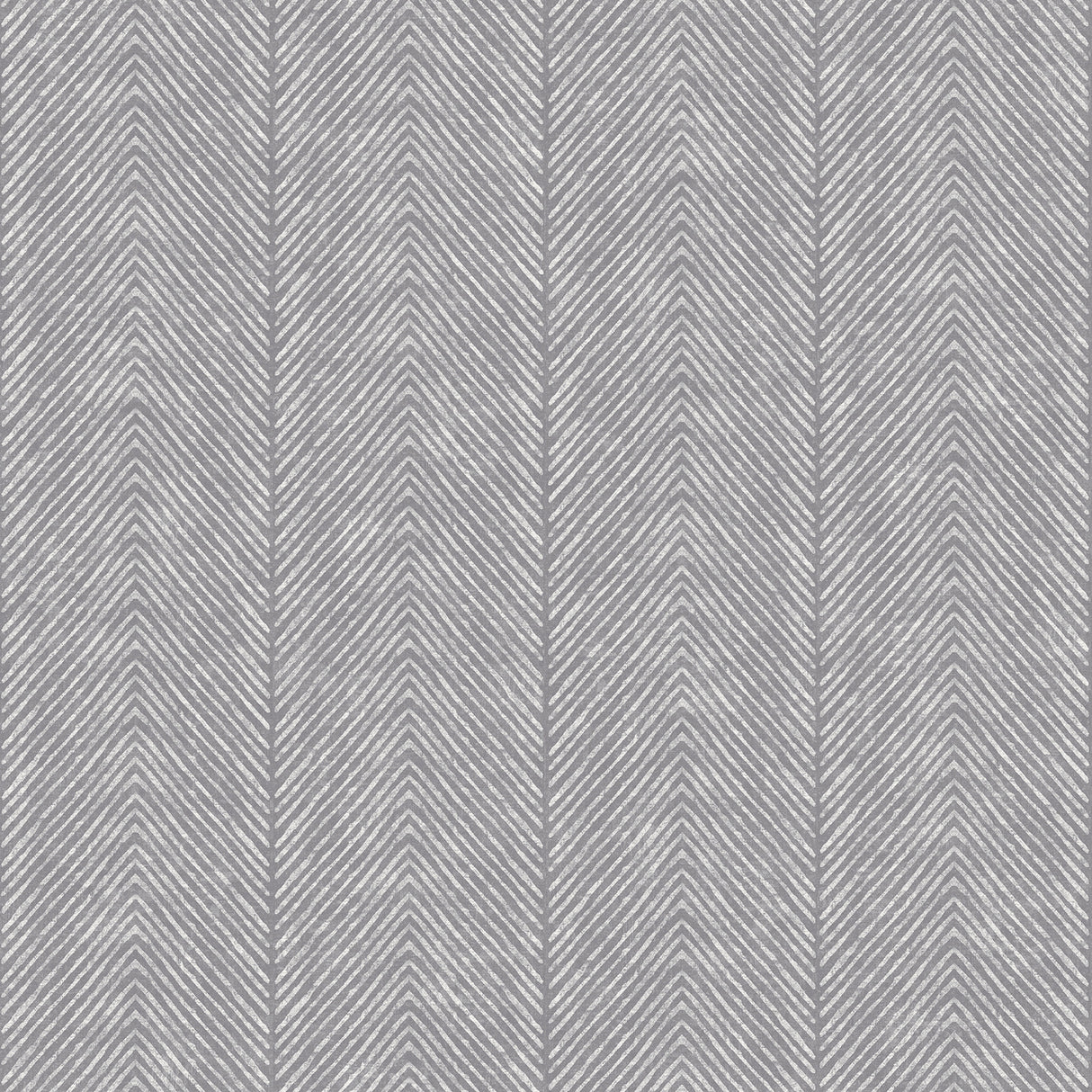 Natural Herringbone Dark Gray textured vinyl wallpaper roll with non-woven backing