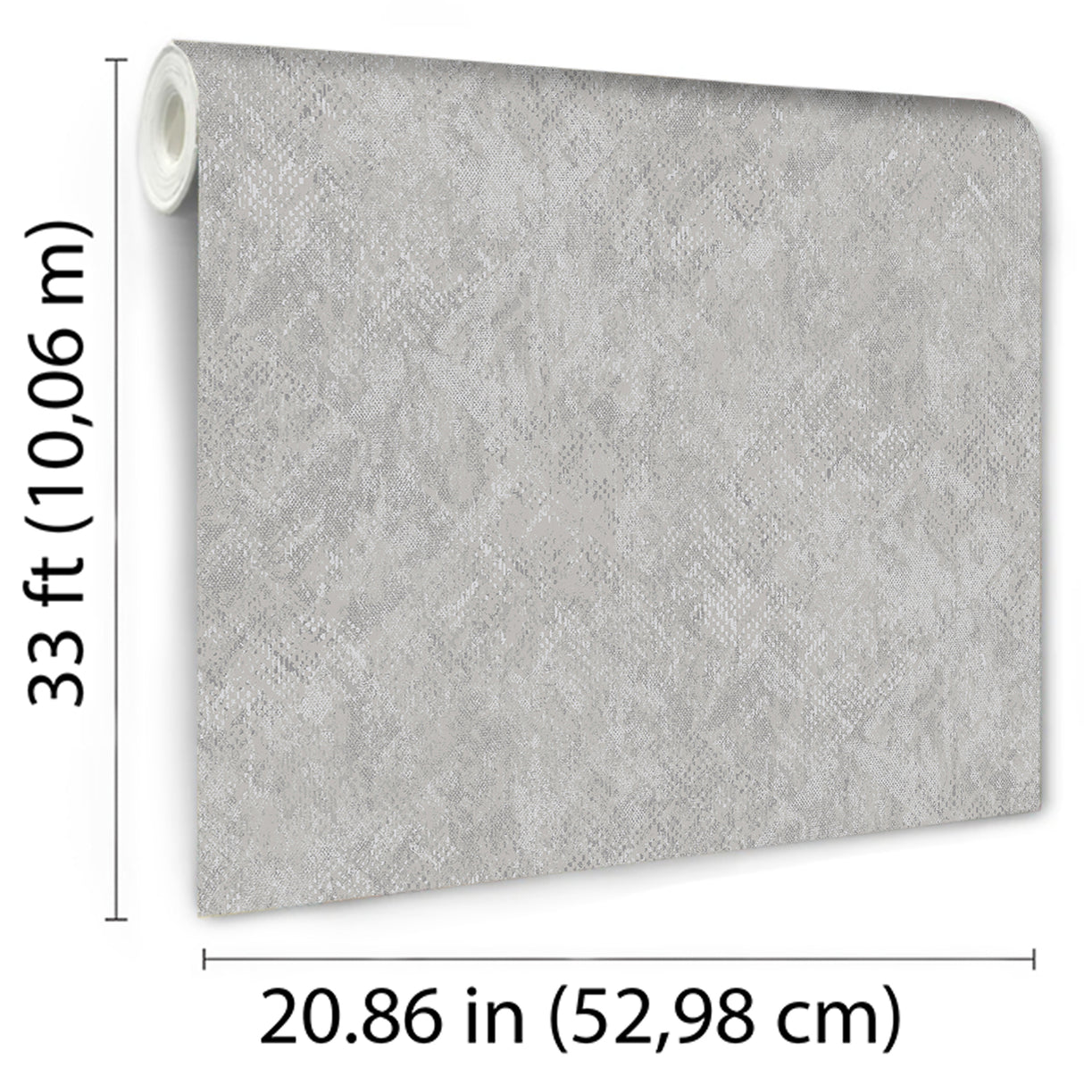 Python Diamond Texture Light Gray by Veer Decor Geometric Textured Metallic Wallpaper – Veer Decor VRNO09-433