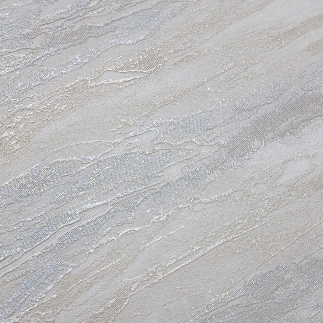 Glint Luxe Marble Natural Cream by Veer Decor Textured Abstract Wallpaper – Veer Decor VRVE07-366