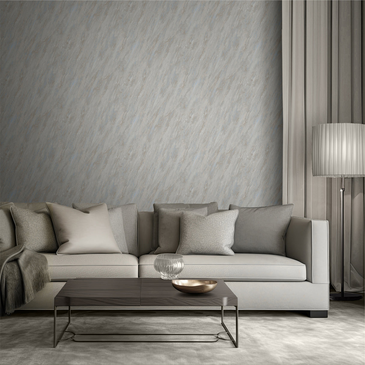 Glint Luxe Marble Natural Cream by Veer Decor Textured Abstract Wallpaper – Veer Decor VRVE07-366