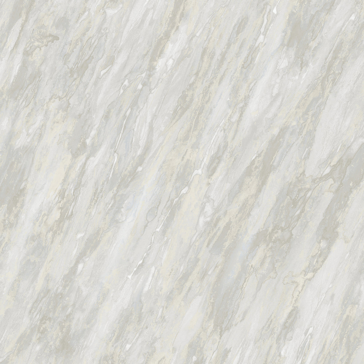 Glint Luxe Marble Light Gray textured metallic wallpaper roll and room scenes