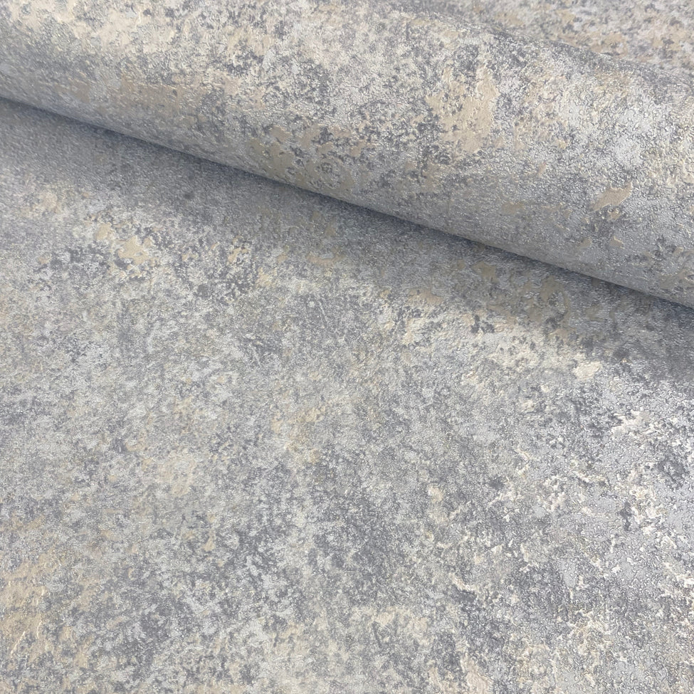 Lustre Stucco Anthracite Gray by Veer Decor Textured Metallic Abstract Wallpaper – Veer Decor VRVE19-766