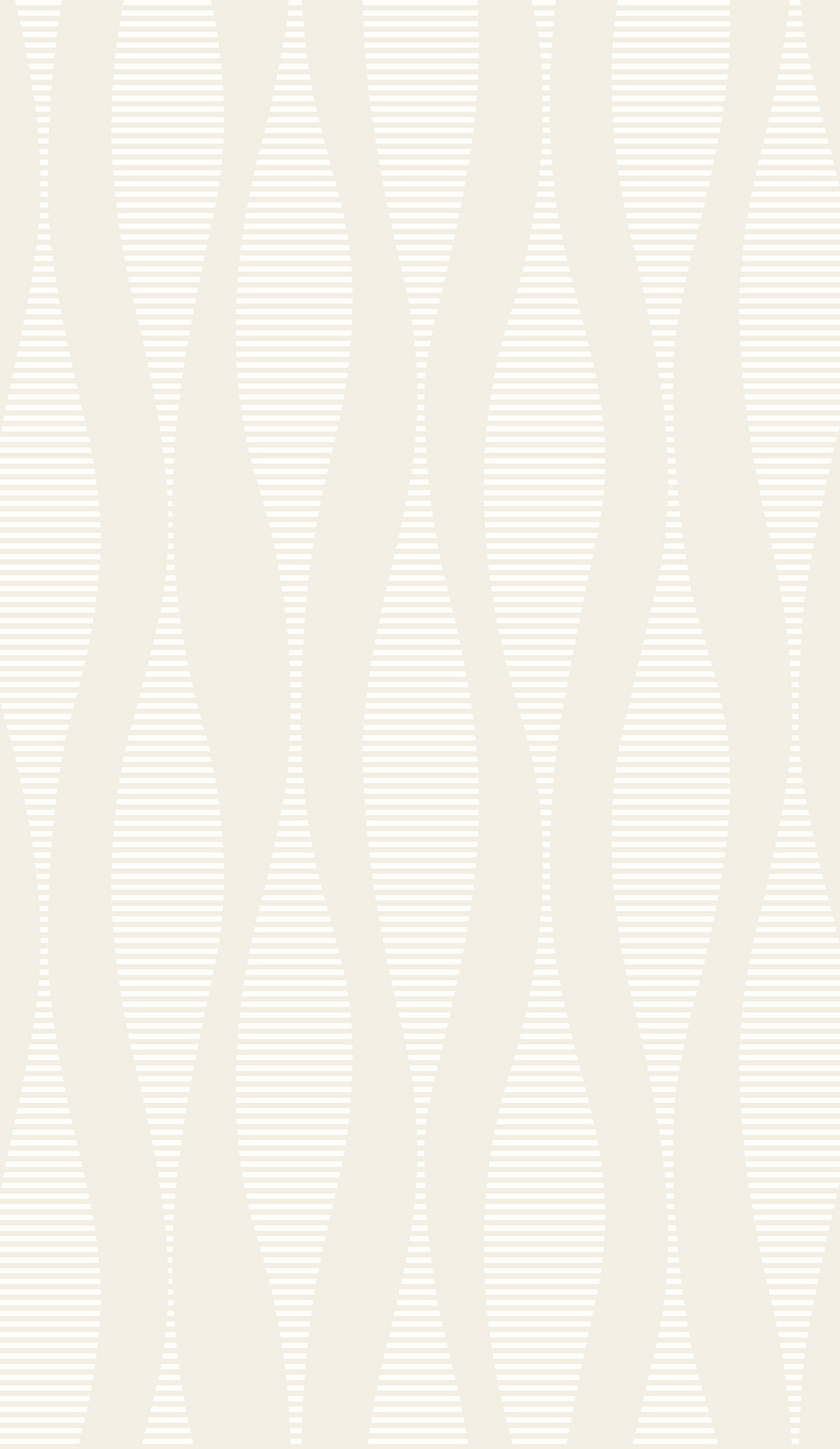 Harmony Ikat Waves wallpaper in Oyster & Cream with abstract wavy ikat stripes