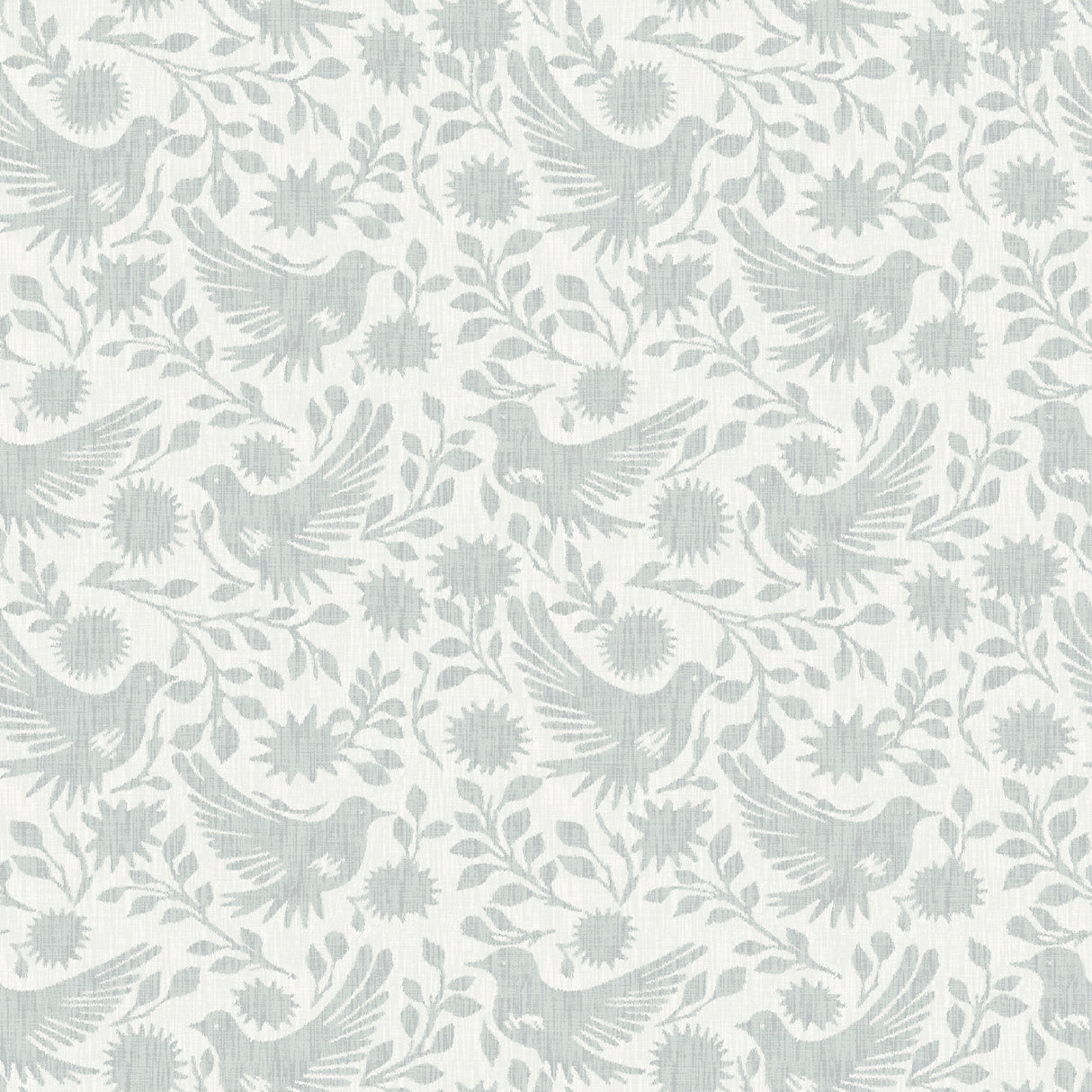 Winged Serenade Blue Peel and Stick Wallpaper by NuWallpaper - WVS6482