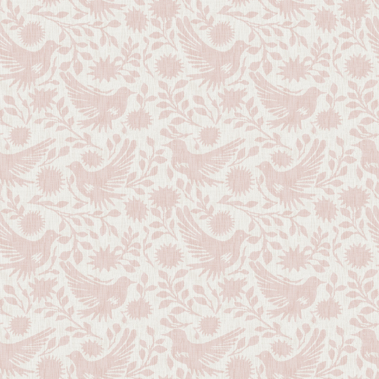 Winged Serenade Pink Peel and Stick Wallpaper by NuWallpaper - WVS6484