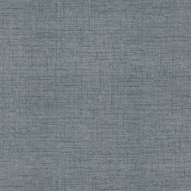 Leon Denim Faux Fabric Wallpaper by Warner