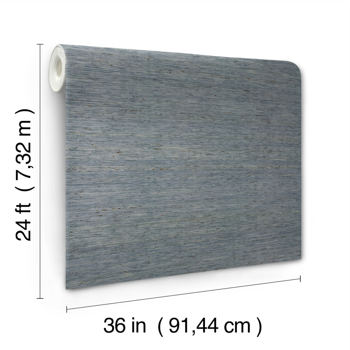 Oceanside Grass Grey Mist by Ronald Redding Grasscloth Wallpaper – York Designer Series YGL7007