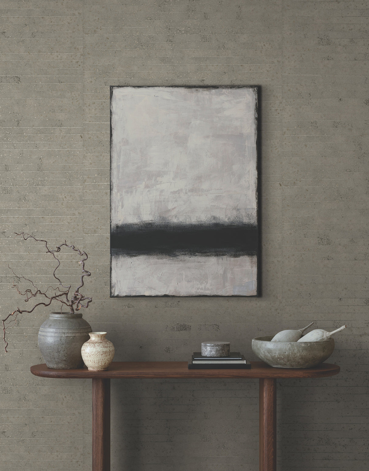 Handcrafted Paper Dark Taupe by Ronald Redding Wallpaper – York Designer Series YGL7009