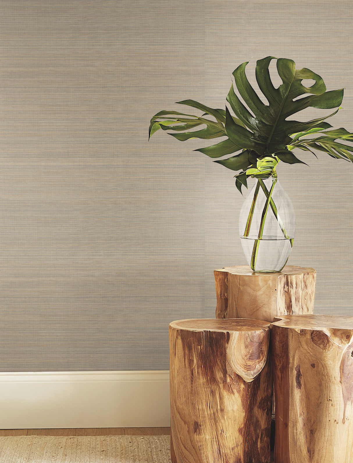 Tailored Abaca Shittake by Ronald Redding Grasscloth Wallpaper – York Designer Series YGL7013