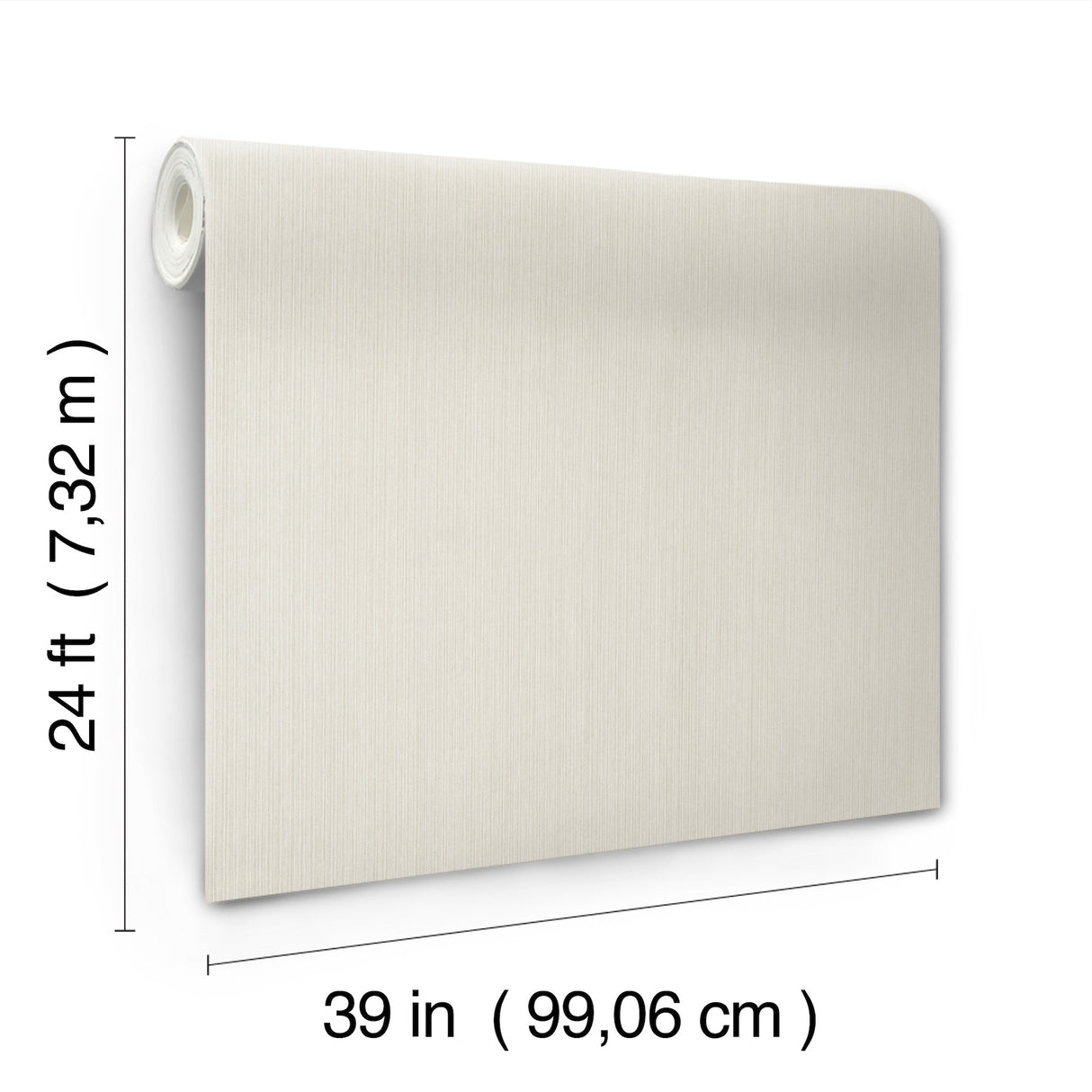 Cotton Yarn Soft White by Ronald Redding Grasscloth Wallpaper – York Designer Series YGL7020