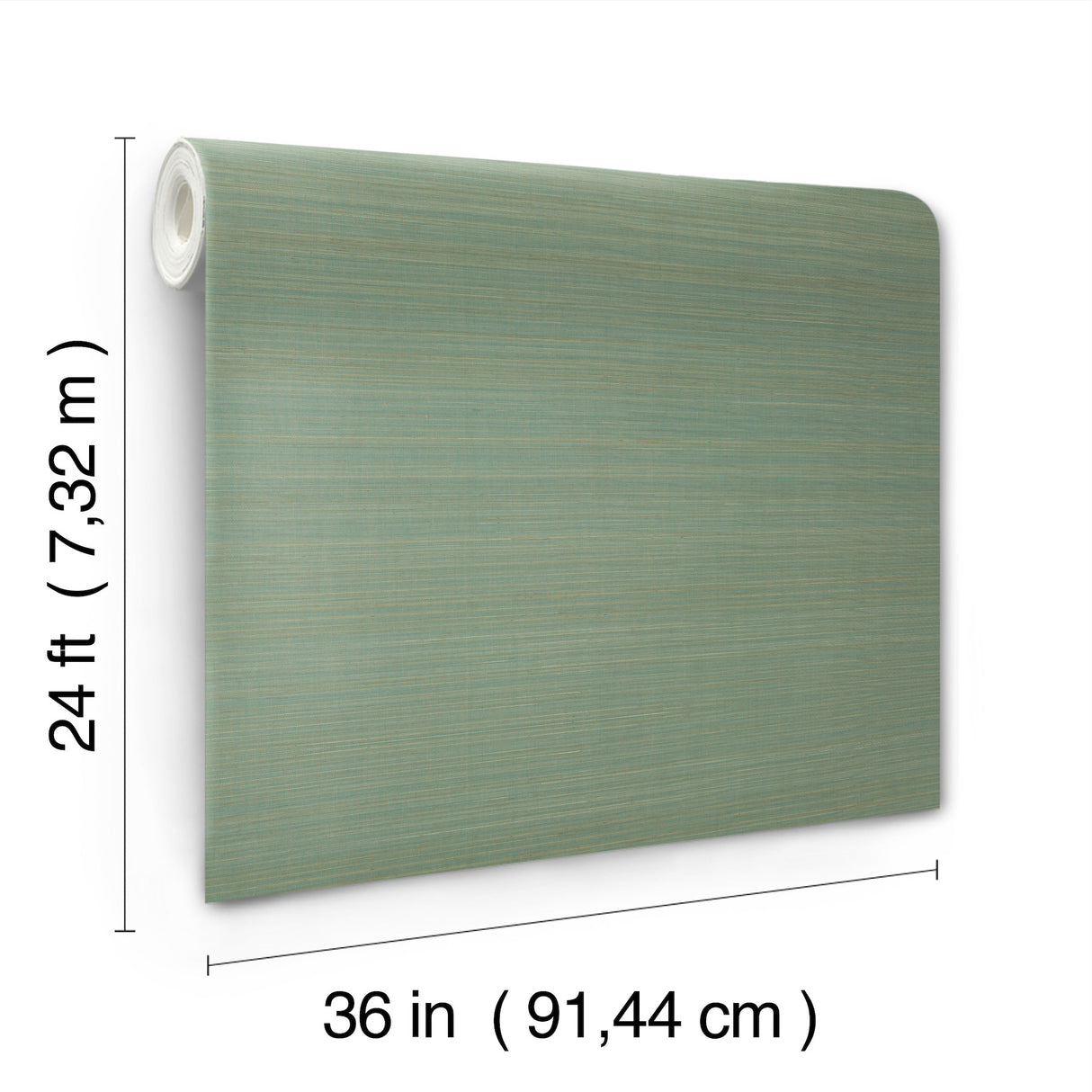 Tailored Abaca Seafoam by Ronald Redding Grasscloth Wallpaper – York Designer Series YGL7032