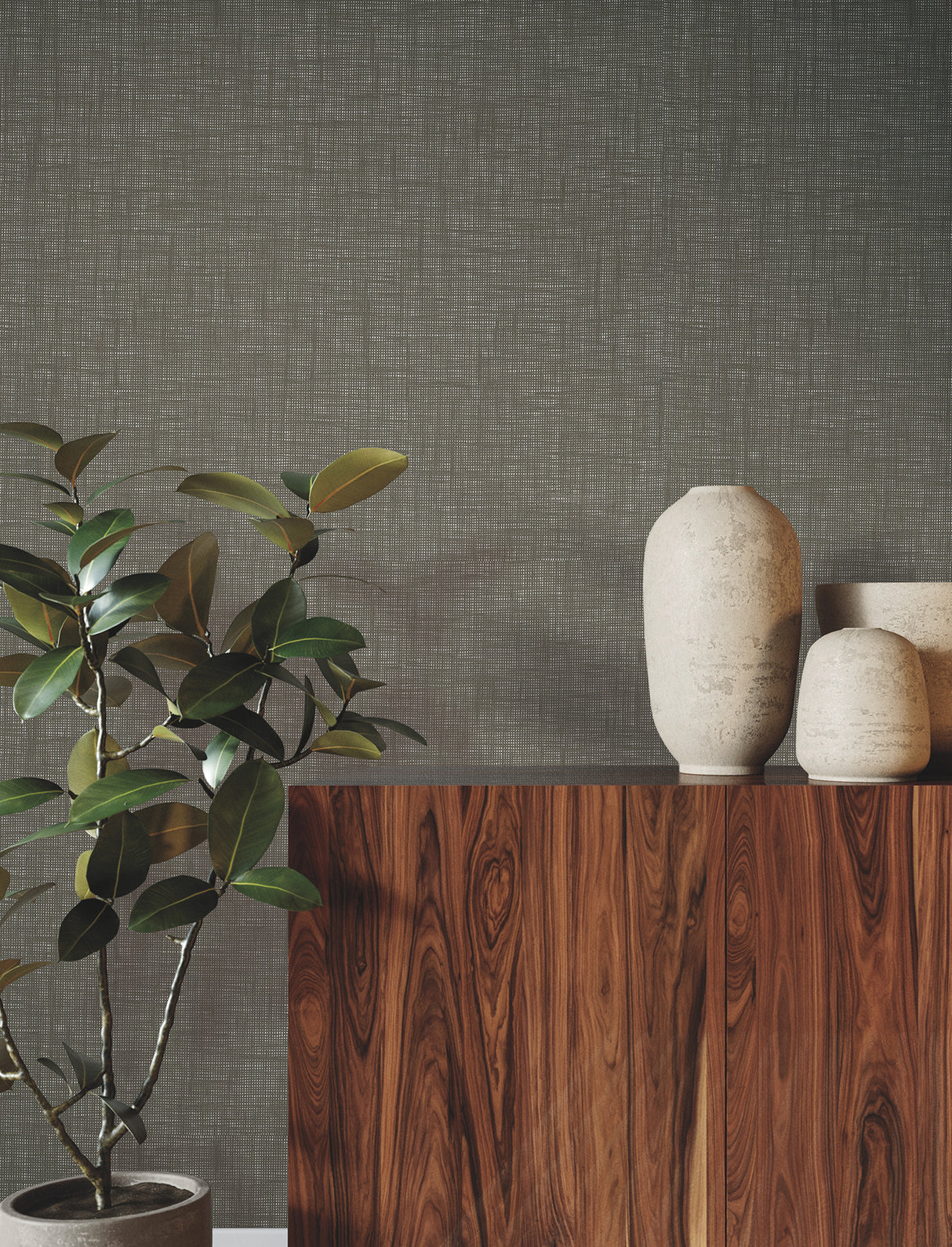 Loft Paperweave Portabella by Ronald Redding Grasscloth Wallpaper – York Designer Series YGL7041