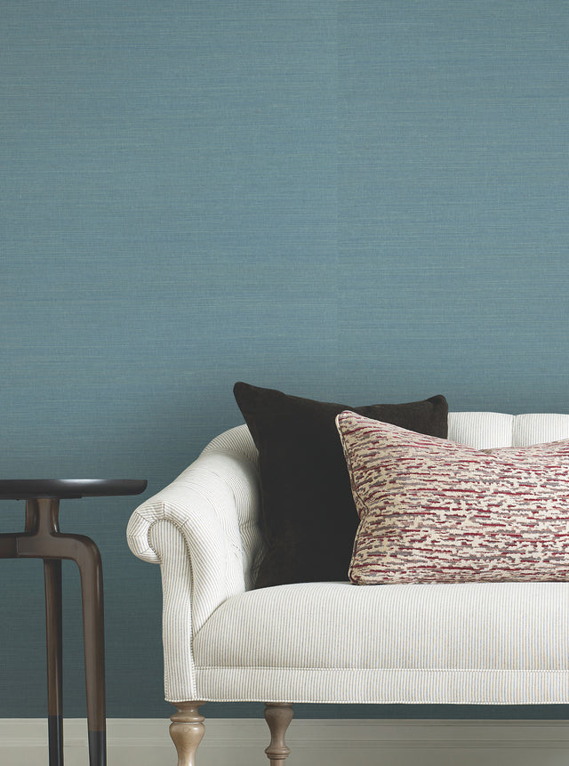 Maguey Sisal Sky by Ronald Redding Grasscloth Wallpaper – York Designer Series YGL7057