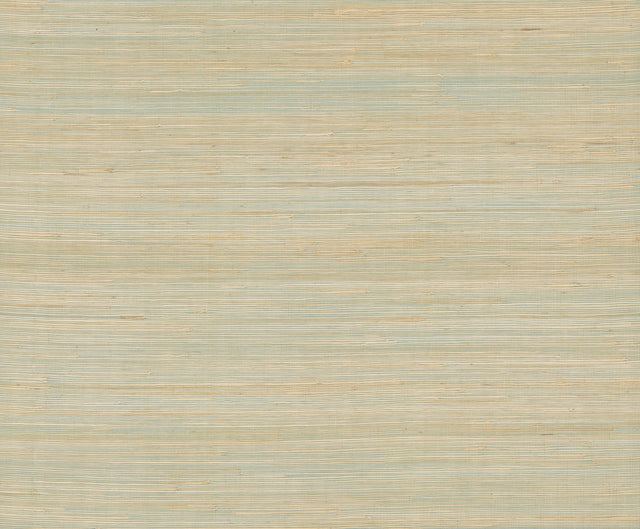 Horizontal Jute Seaglass grasscloth wallpaper by Ronald Redding – YGL7070