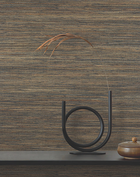 Misty Hemp Multi by Ronald Redding Grasscloth Wallpaper – York Designer Series YGL7088