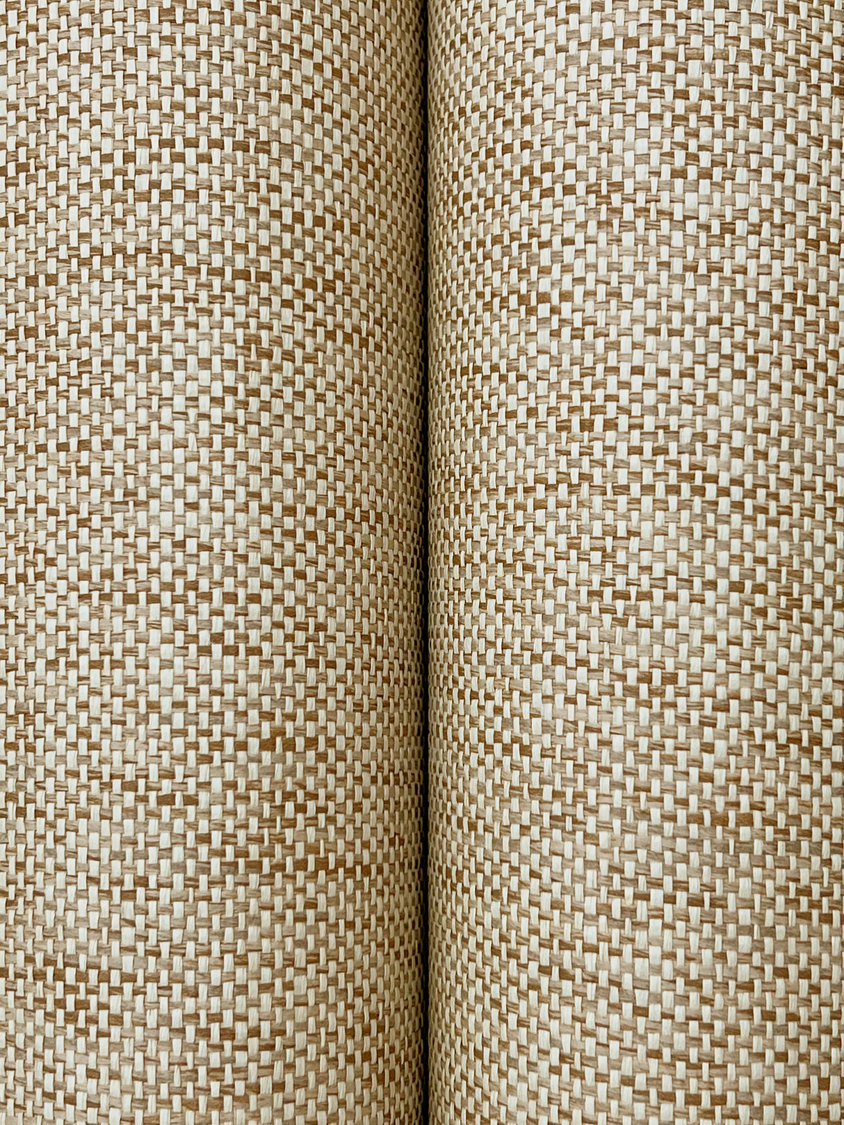 Check Paperweave Brindle by Ronald Redding Grasscloth Wallpaper – York Designer Series YGL7090