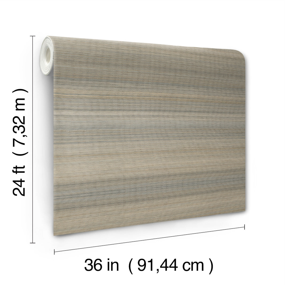 Horizon Abaca Latte by Ronald Redding Grasscloth Wallpaper – York Designer Series YGL7091