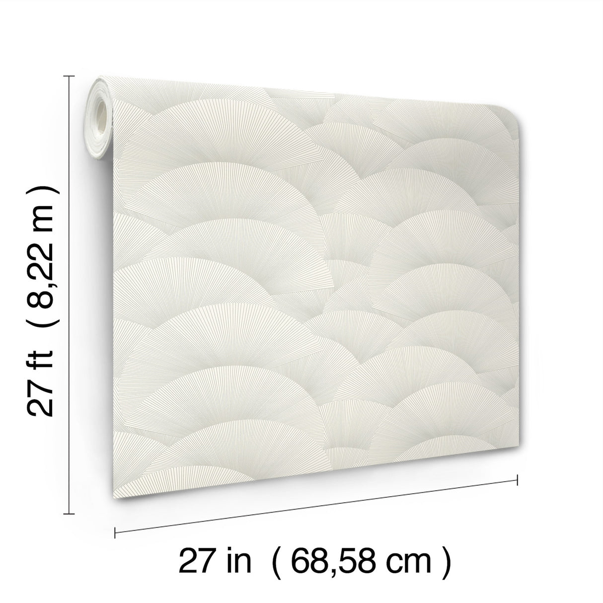 Morning Shell White & Silver by Ronald Redding Wallpaper – York Designer Series ZA8023