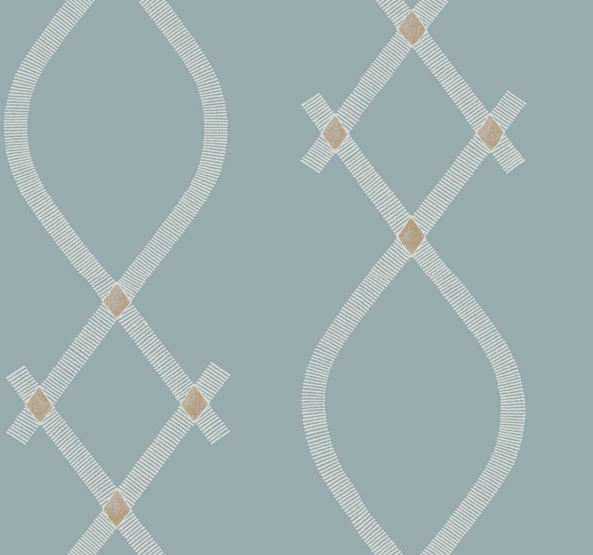 Ellena Blue Wallpaper by Ronald Redding – York Designer Series ZA8035