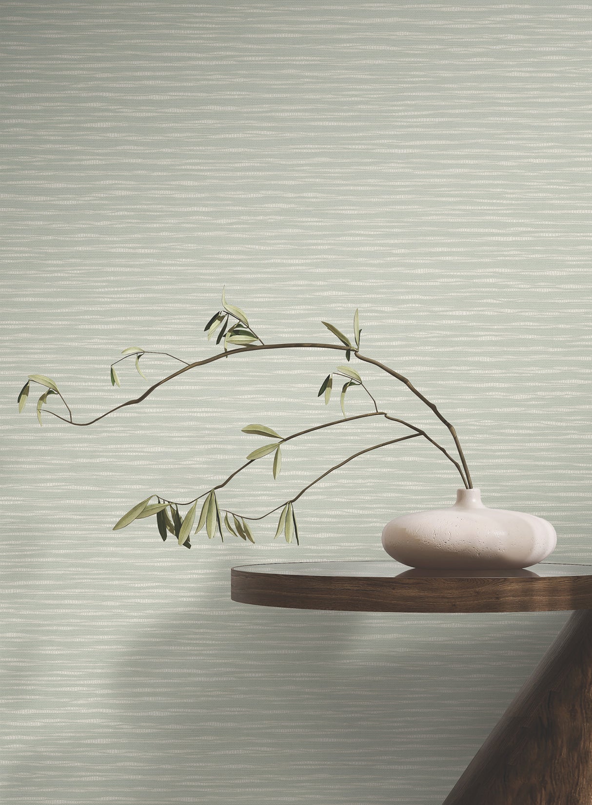 Lotus Weave Soft Sage by Ronald Redding Wallpaper – York Designer Series ZA8044