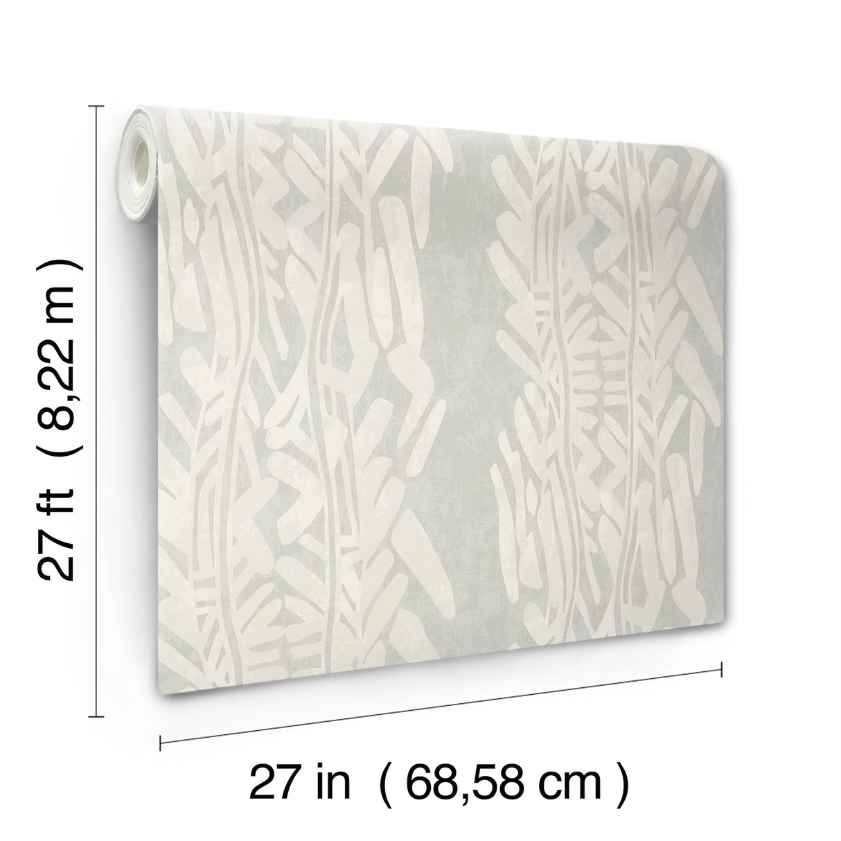Timira Grey by Ronald Redding Botanical Wallpaper- York Designer Series ZA8061